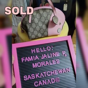 🎁SOLD🎁 CUTIE GUCCI Zoo bag